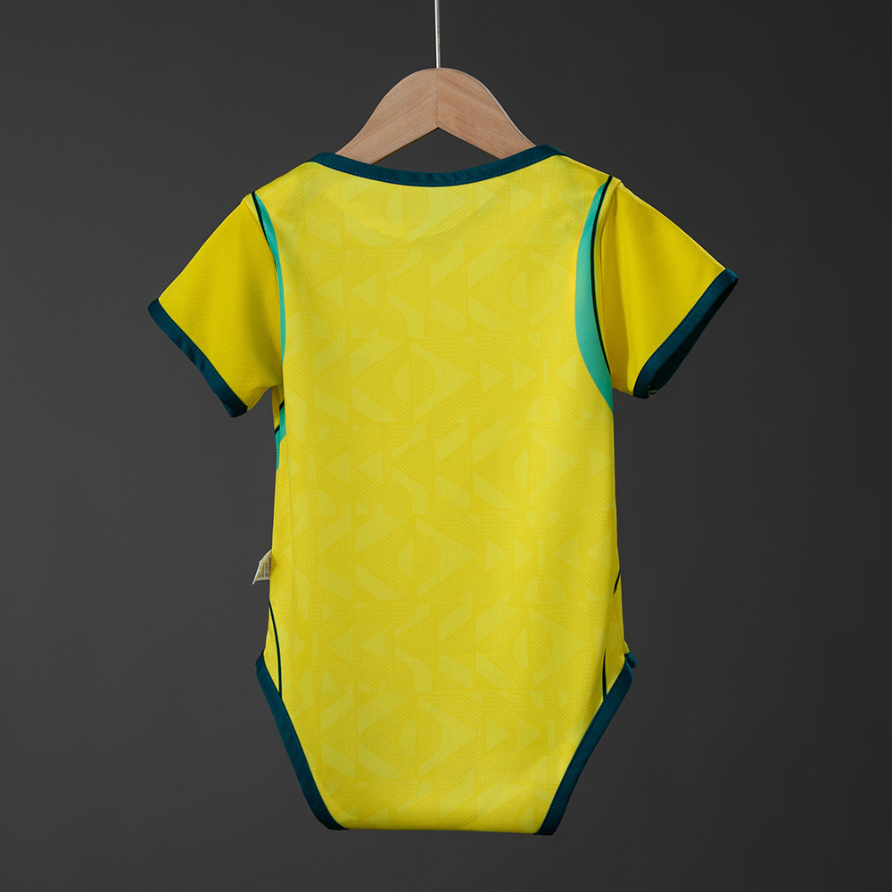 Baby Brazil Home Jersey 2026 Baby Brazil Home Jersey 2026 rear view showing authentic team styling