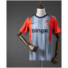 Front view of the Mens Chelsea Pre-Match Jersey 2026/27 in grey and fiery orange with BingX sponsor