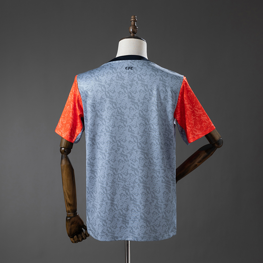 Mens Chelsea Pre-Match Jersey 2026/27 Mens Chelsea Pre-Match Jersey 2026/27 rear view showing authentic team styling