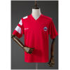 Mens Chile World Cup Retro Home Jersey 1994 red shirt front view with white shoulder blocks