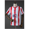 Mens Chivas de Guadalajara 120 Aniversario Jersey front view with red and white stripes and retro crest