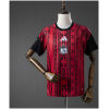 Front view of the Mens Colo Colo Pre-Match Jersey 2026/27 in red and black with Mapuche textile patterns
