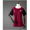 Front view of Womens Corinthians Maroon Training Kit Jersey 2026/27 on mannequin with black sleeves