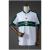 Mens Coritiba Home Jersey 2026/27 front view in white with dark green horizontal chest band and CFC crest