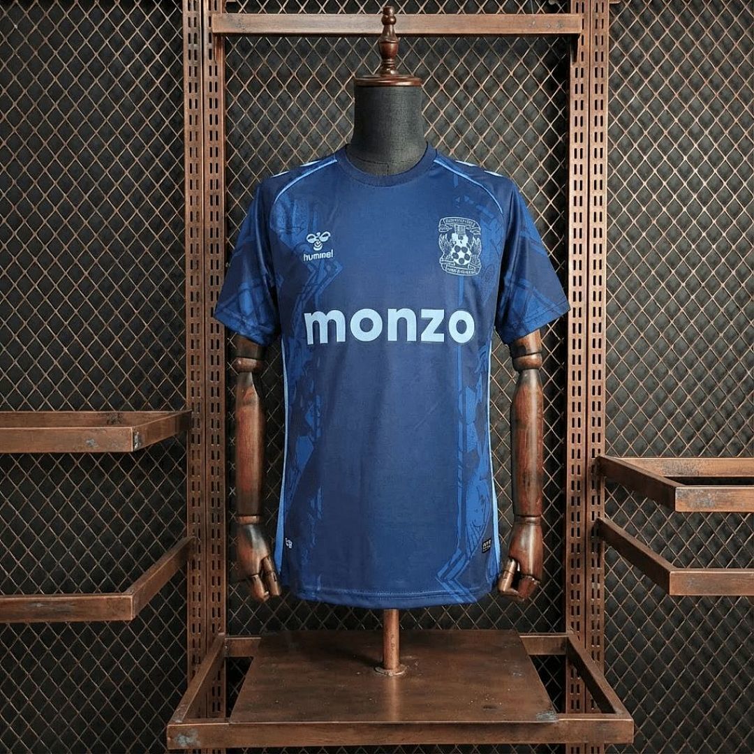 Mens Coventry City Third Jersey 2025/26 Mens Coventry City Third Jersey 2025/26 front view on mannequin