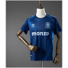 Front view of the Mens Coventry Third Jersey 2025/26 in navy blue with sky blue piping and Monzo sponsor