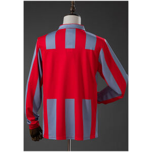 Mens Cremonese Retro Long Sleeve Home Jersey 1995/96 rear view showing authentic team styling