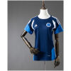 Front view of the Womens Cruzeiro Blue Training Kit Jersey 2026/27 in royal and cyan blue with white piping