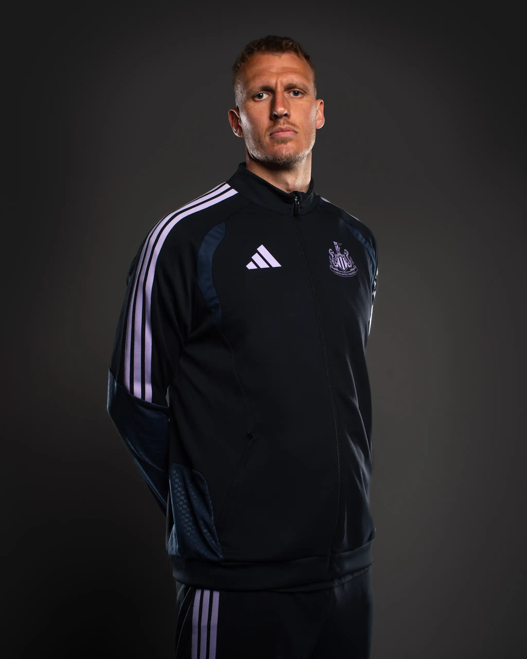 Mens Newcastle United Black Track Jacket 2026/27 Mens Newcastle United Black Track Jacket 2026/27