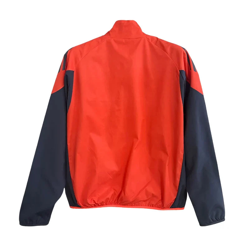 Mens Bayern Munich 2026 Windbreaker Jacket – Orange Mens Bayern Munich 2026 Windbreaker Jacket – Orange