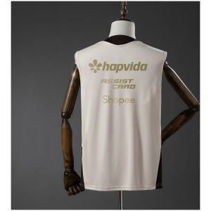Mens Flamengo All sponsors Apricot Training Kit Singlet Kits Jersey 2026/27 rear view of shirt and shorts