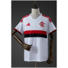 Mens Flamengo Away Jersey 2026/27 front view in white with red and black chest band and CRF crest