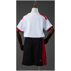 Kids Flamengo Away Kit 2026/27 rear view of shirt and shorts
