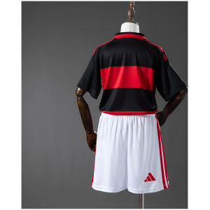 Kids Flamengo Home Kit 2026/27 rear view of shirt and shorts