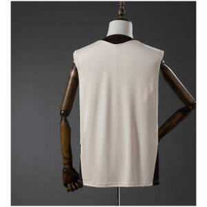 Mens Flamengo Apricot Training Kit Singlet Kits Jersey 2026/27 rear view of shirt and shorts