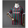 Front view of the Mens Fluminense Sponsor All Logos Home Jersey 2026/27 in vertical stripes with full sponsors