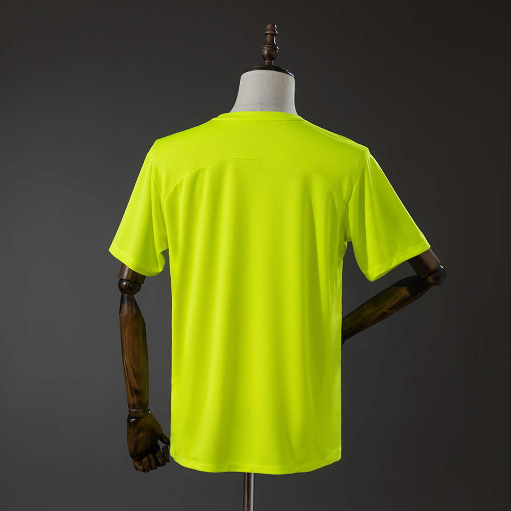 Mens Fluminense 4 Neon Yellow Training Kit 2026/27 Mens Fluminense 4 Neon Yellow Training Kit 2026/27 rear view of shirt and shorts