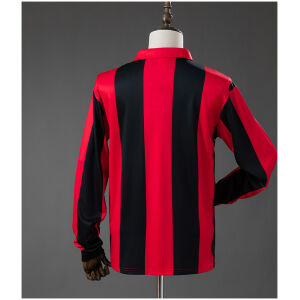 Mens Frankfurt Retro Long Sleeve Home Jersey 1983/84 rear view showing authentic team styling