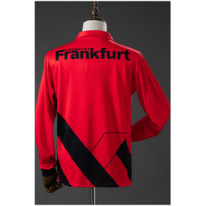 Mens Frankfurt Retro Long Sleeve Home Jersey 1993/95 rear view showing authentic team styling