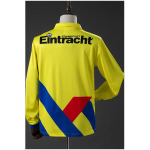 Mens Frankfurt Retro Long Sleeve Away Jersey 1993/96 rear view showing authentic team styling
