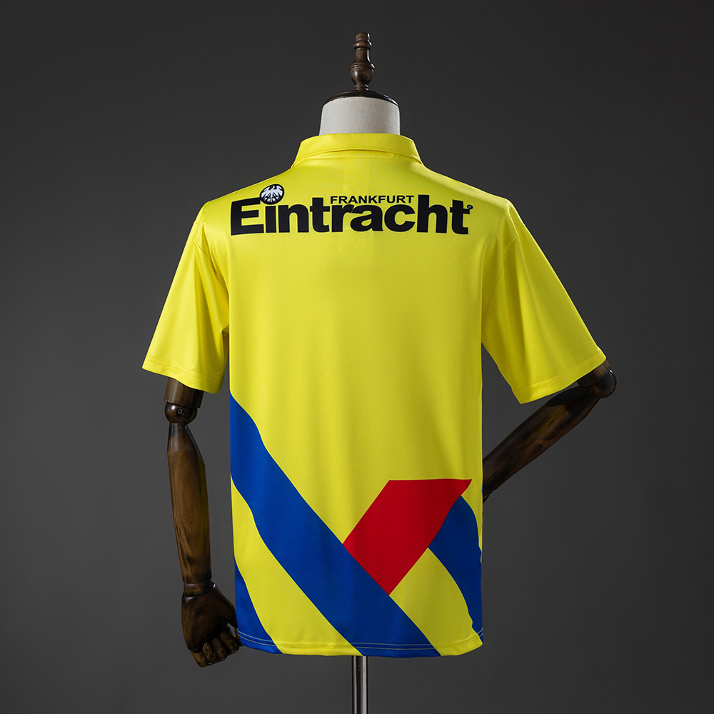 Mens Frankfurt Retro Away Jersey 1993/96 Mens Frankfurt Retro Away Jersey 1993/96 rear view showing authentic team styling