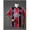 Eintracht Frankfurt 1996/97 red black striped home jersey front view