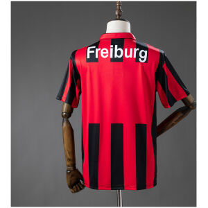 Mens SC Freiburg Retro Home Jersey 1994/95 rear view showing authentic team styling