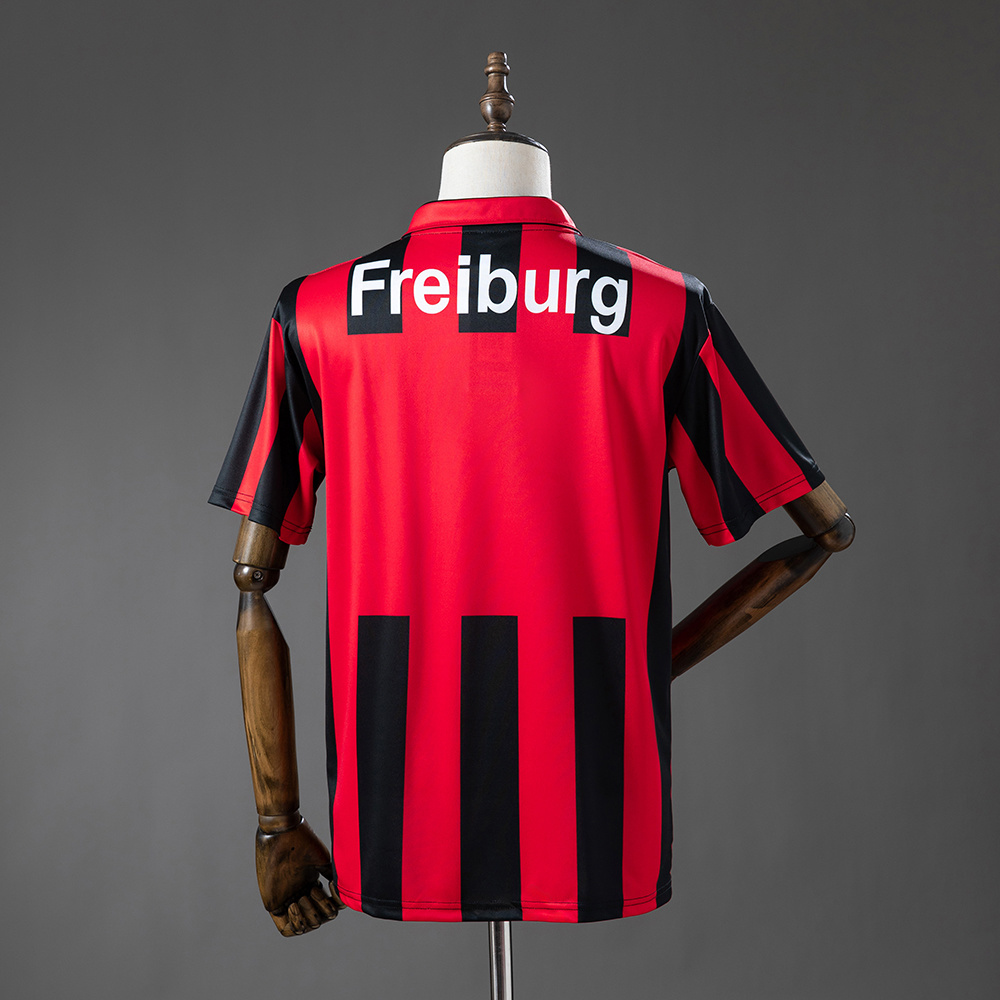 Mens SC Freiburg Retro Home Jersey 1994/95 Mens SC Freiburg Retro Home Jersey 1994/95 rear view showing authentic team styling