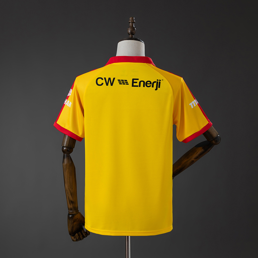 Mens Galatasaray Yellow Edition Retro Jersey 2025/26 Mens Galatasaray Yellow Edition Retro Jersey 2025/26 rear view showing authentic team styling