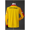 Mens Galatasaray Yellow Retro Long Sleeve Jersey 2025/26 Mens Galatasaray Yellow Retro Long Sleeve Jersey 2025/26 rear view showing authentic team styling