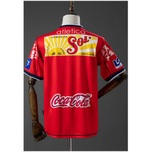 Mens Guadalajara Retro Home Jersey 2001/02 rear view showing matching team styling