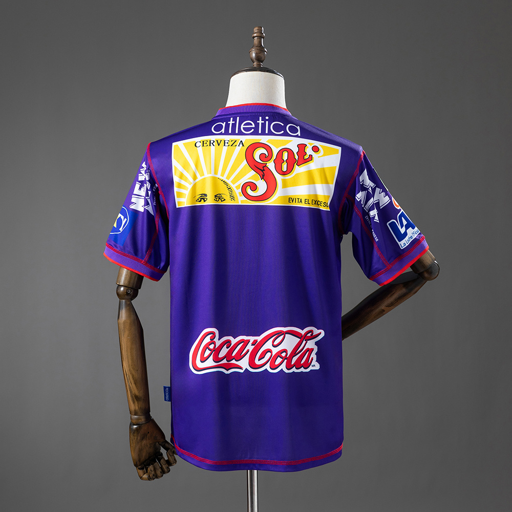 Mens Guadalajara Retro Third Jersey 2002/03 Mens Guadalajara Retro Third Jersey 2002/03 rear view showing matching team styling