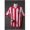 Mens Guadalajara Retro Home Jersey 2003/04 front view in red and white stripes