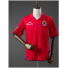 Mens Guadalajara Retro Third Jersey 2003/04 front view in red with polo collar
