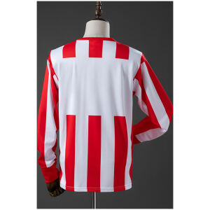 Mens Chivas De Guadalajara Retro Long Sleeve Home Jersey 1991/92 rear view showing matching team styling