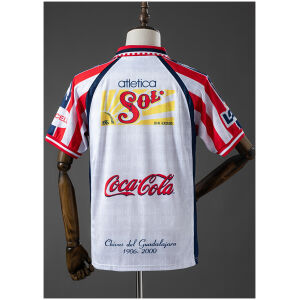 Mens Guadalajara Retro Away Jersey 1999/00 rear view showing matching team styling