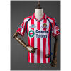 Mens Guadalajara Retro Home Jersey 1999/00 red and white striped front