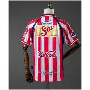 Mens Guadalajara Retro Home Jersey 1999/00 rear view showing matching team styling