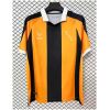 Mens Hull City orange home jersey 2026/27 front view with black central stripe