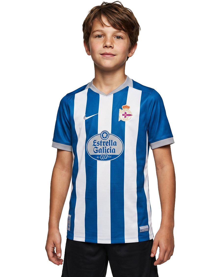 Kids Deportivo de La Coruna Home Jersey 2026/27 Kids Deportivo de La Coruna Home Jersey 2026/27