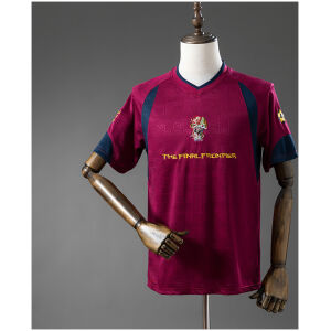 Mens Iron Maiden x West Ham United Retro Collaboration Away Jersey 2010 front view on mannequin
