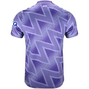 Mens AFC Bournemouth Away Jersey 2026/27 purple geometric shirt back view