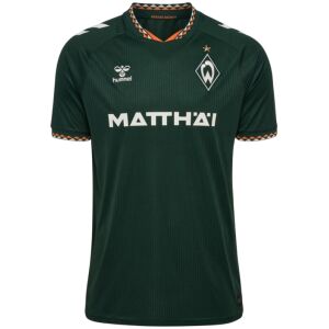 Mens SV Werder Bremen Away Jersey 2026/27 dark green textured front view