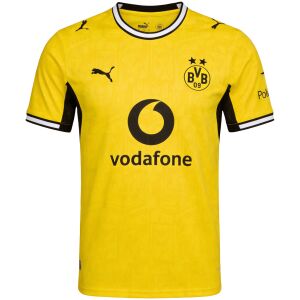 Mens Borussia Dortmund Home Jersey 2026/27 yellow geometric front view
