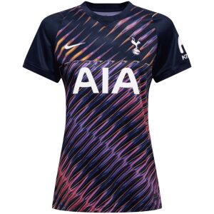 Womens Tottenham Hotspur Away Jersey 2026/27 navy multicolour streaks front view