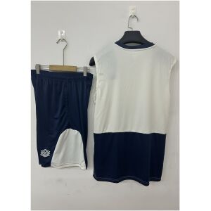 Mens West Ham United beige Training Kit Singlet Kits Kit 2025/26 back view detail