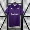 Mens Fiorentina Home Jersey 2024/25 purple shirt front view with diamond Giglio crest and Mediacom sponsor