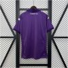 Mens Fiorentina Home Jersey 2024/25 purple shirt rear view showing white Fiorentina collar text