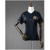 Womens Flamengo Black Special Edition Jersey 2025/26 black shirt front view with gold CRF crest and cursive signature