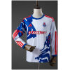 Mens Club Universidad de Chile Long Sleeve Away Jersey 2026 white and blue shirt front view